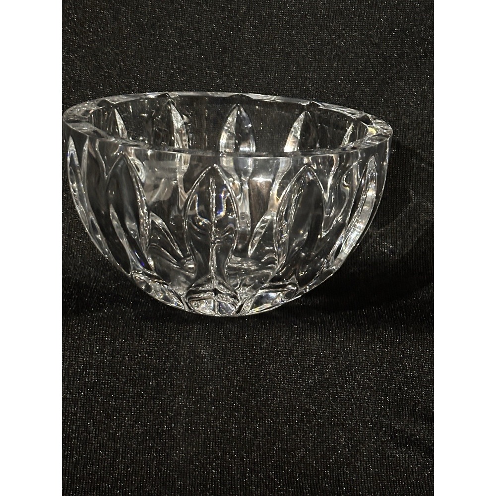 Reed & Barton‎ Equinox 4x7"Crystal Bowl Sticker Mark On Bottom Slovenia - Picture 11 of 15